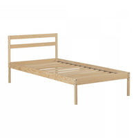 Sweedi Twin Bed - Natural Wood  