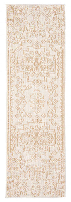 Halfrida Taupe Area Rug - 2'6\" x 12'0\"