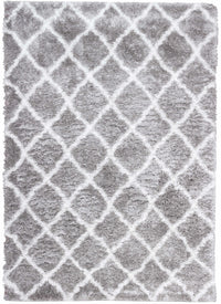 Ker Grey Lat 3x5 Area Rug