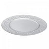 Charger Plate Holly berries Silver 13\" - Set of 6 Dinnerware