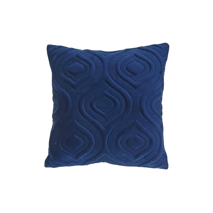 Velvet Impression Cushion Navy Blue - Set of 2