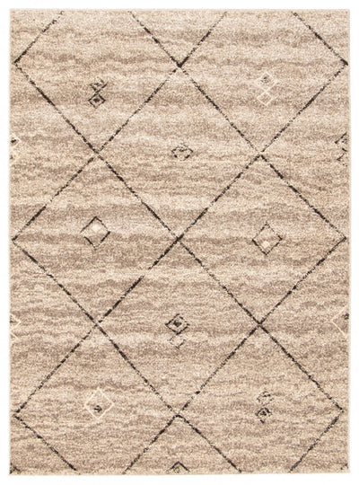 Grande Grey/Brown 3'11" X 5'7" Area Rug