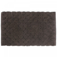 Handwoven Pompom Bathmat Chocolate 20 x 32 Bathmat