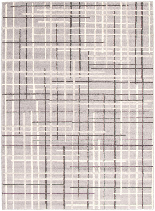 Taite Silver Area Rug - 3'11\" x 5'7\"