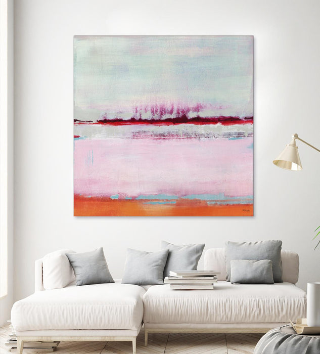 \"Persimmon Jump Ii\" Giant Art 72x72 Wall Art
