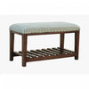 Winston Wood Bench with Shelf