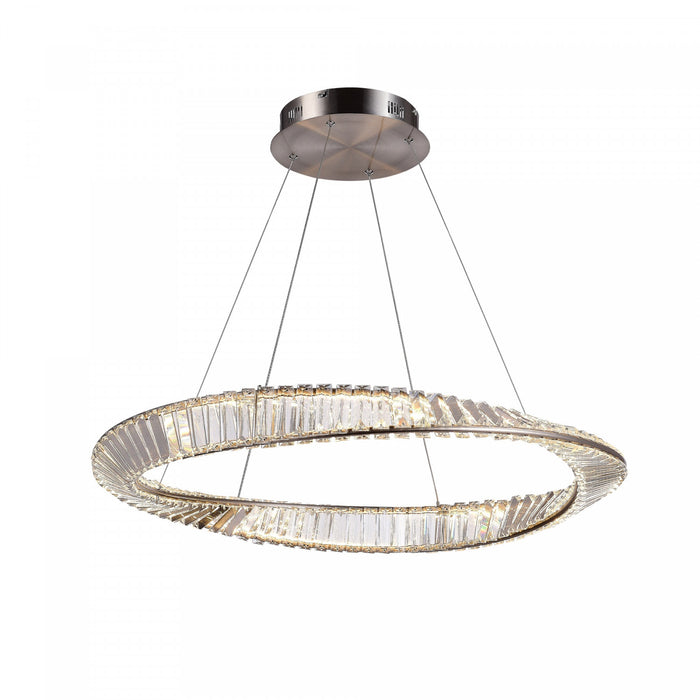 Stella 50 W LED Satin Nickel Pendant