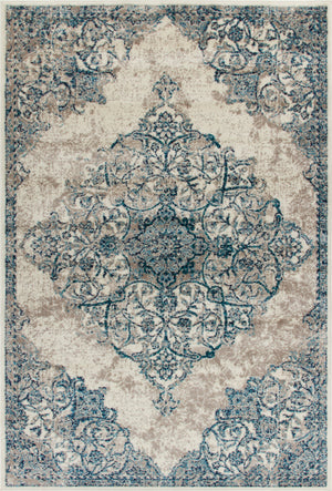 Sav Silver 4x6 Area Rug