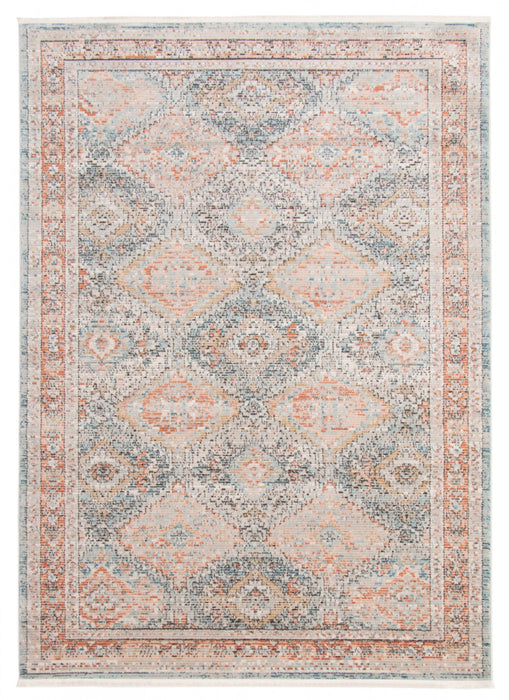 Leandra Copper/blue Rug 3'11\" X 5'11\" Area Rug
