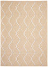 Neisha Abstract Gold Rug 6'7\" X 9'6\" Area Rug
