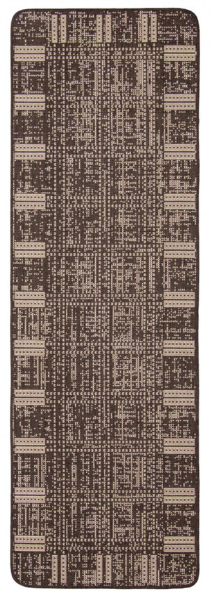 Joni Chocolate Area Rug - 2'2