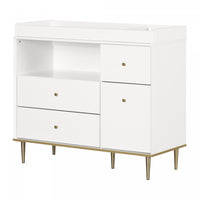 Dylane Changing Table - Pure White  