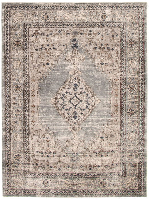Octavian Bijar Blue Area Rug - 5'3\" x 7'3\"