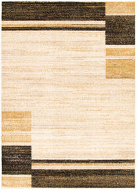 Aya Ivory-Brown Area Rug - 7'10