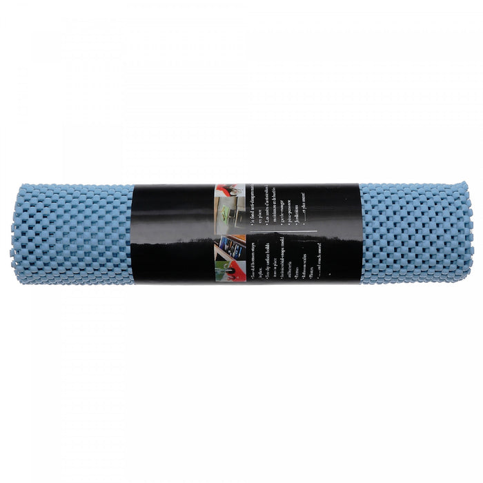 Anti Slip Pvc Mat Blue 12\" x 59\" - Set of 6 Kitchen Storage