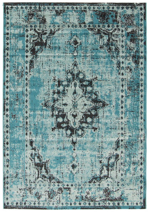 Chenta Aqua 5'3\" x 7'7\" Area Rug