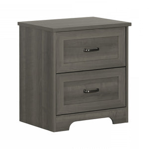 Prairie 2-Drawer Nightstand - Grey Maple 