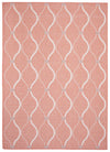 Neisha Abstract Coral Rug 5'3\" X 7'3\" Area Rug
