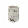 Ceramic Tumbler White Marble - Set of 2 Bath Accessories