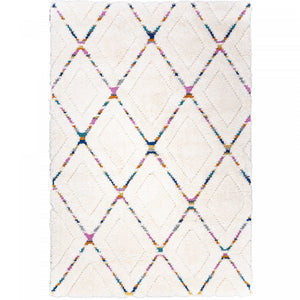 Lola Lattice Large 5x8 Area Rug