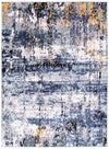 Paloma Marble Blue Area Rug - 6'7