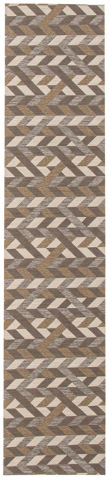 Bellezza Dark Brown 2'2\" x 12'0\" Area Rug
