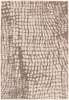 Sadie Safari Silver-Black Area Rug - 5'3\" x 7'7\"