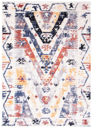 Paloma Quashqai White Area Rug - 8'0
