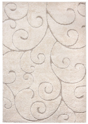 Oakville Cream Curves 4x6 Area Rug