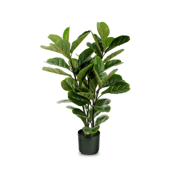 Artificial 35\" Fiddle Leaf Indoor & Outdoor In Black Pot