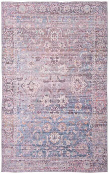 Boann Grey/blue Rug 5'3\" X 8'0\" Area Rug