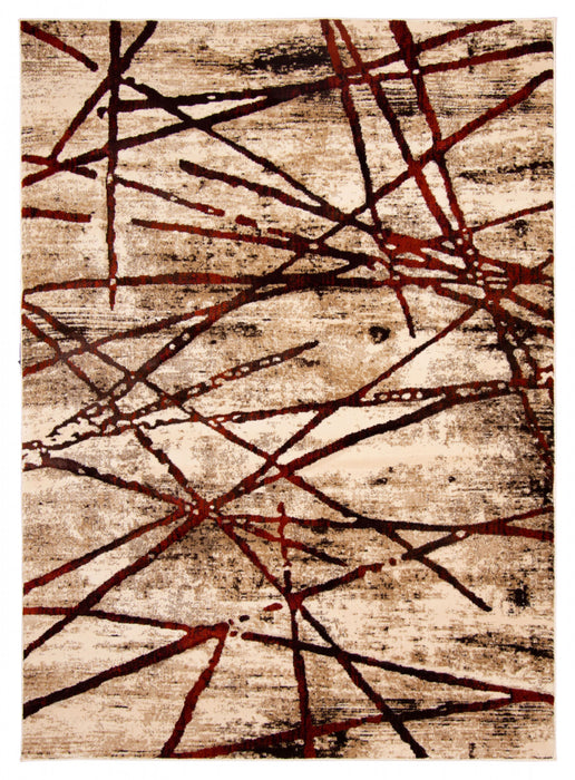 Cherokee Gold Area Rug - 5'3\" X 7'3\" 