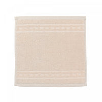 Basketweave Wash Cloth 12 x 12 Taupe - Set of 6 Towels