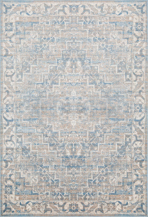 Shi Vin Diamond Blue 3x5 Area Rug