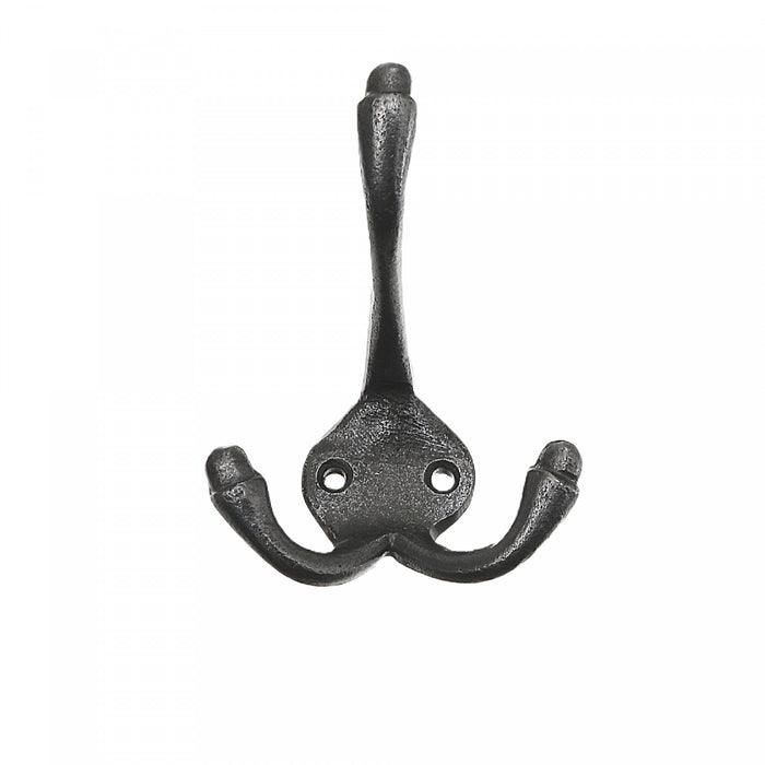 Classic Triple Iron Wall Hook Antique Nickel - Set of 4 Hooks