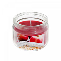 3 Oz Scented Glass Jar with Lid Apple Crumble - Set of 4 Candle
