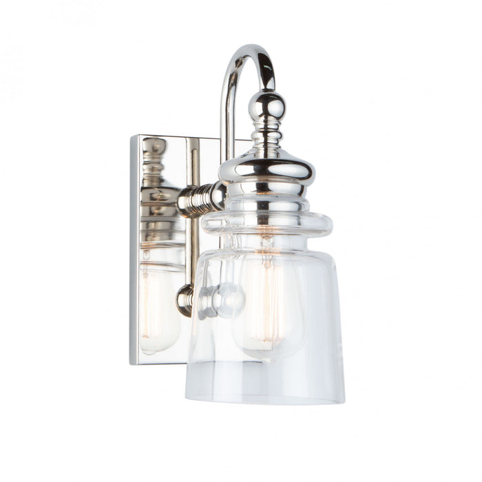 Castara 1-Light Silver Bathroom Wall Light