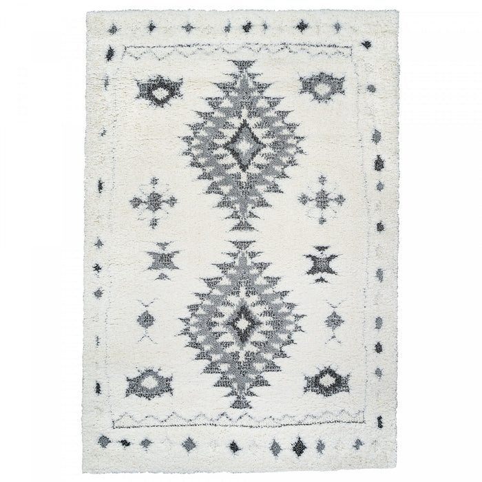 Lola Diamond Grey 8x11 Area Rug
