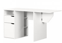 Crea Expandable Craft Table - Pure White 