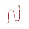 Wood Red Beaded Garland with Tassels