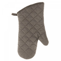 Quilted Oven Mitt Grey 7.5