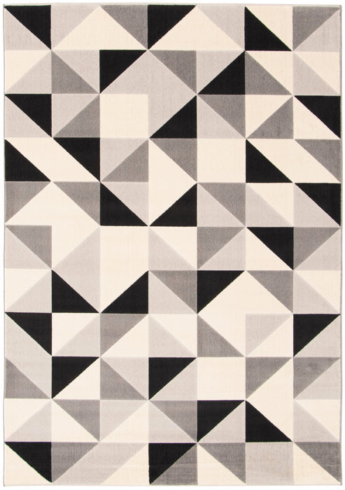 Nuria Black 5'3\" x 7'7\" Area Rug
