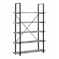 Gimetri Standard 5-shelf  Shelving Unit - Soft Grey 