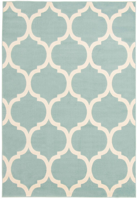 Aliya Aqua 3'11\" x 5'7\" Area Rug