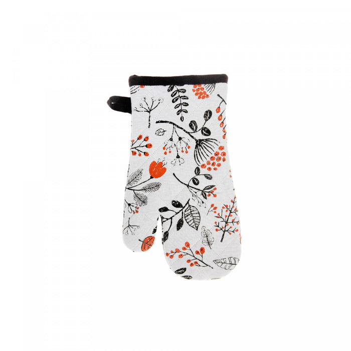 Cotton Oven Mitt Persimmon - Set of 4 Kitchen Linen