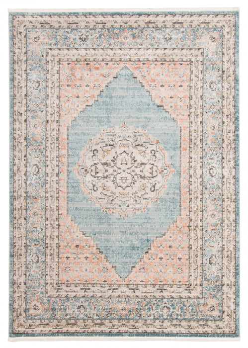 Zarita Blue Rug 6'7\" X 9'6\" Area Rug