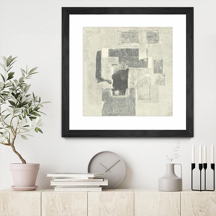 \"Camera Obscura\" Matted and Framed Black 30x30 Wall Art