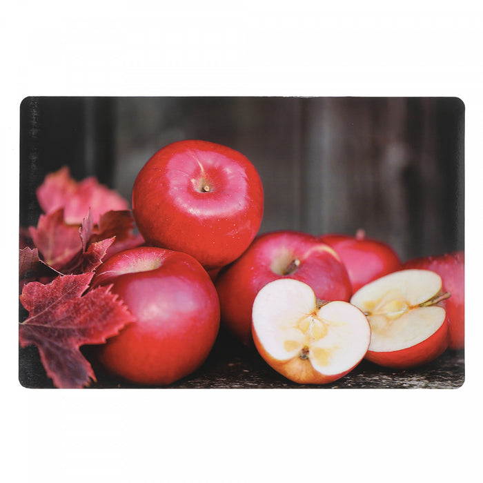 Plastic Placemat Fresh Apples - Set of 12
