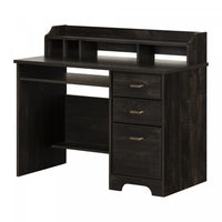 Versa Desk with Hutch - Rubbed Black  