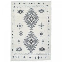 Lola Diamond Grey 7x10 Area Rug 